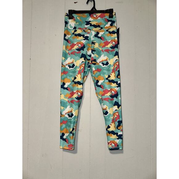 NWT Champion Women's Absolute Knit Leggings Abstract Camo Teal Size Medium - Picture 2 of 7